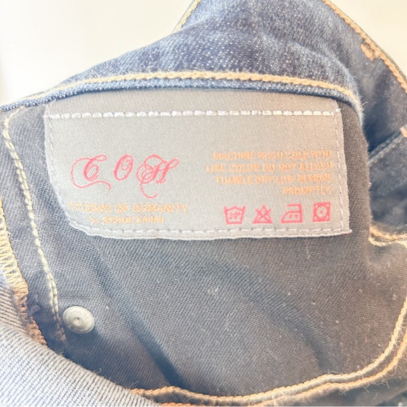 Citizens of Humanity Women's Blue Elson Medium Rise Straight Leg - Picture 7 of 10